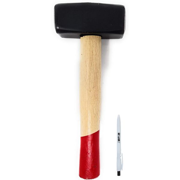 High Quality Durable Wooden Handle Short Mallet Hammer With ReVibe Pen