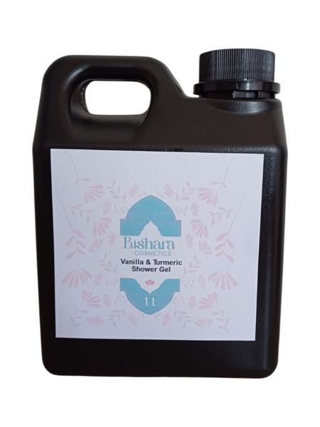 1L Bishara Cosmetics Vanilla &amp; Turmeric Shower Gel