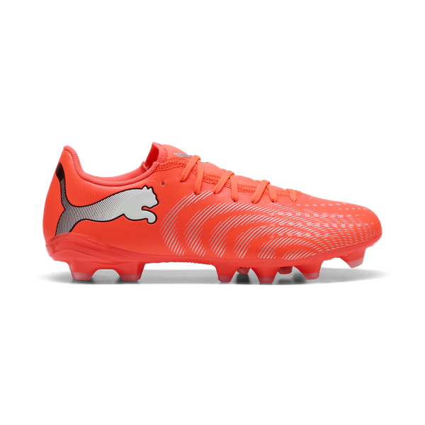 Puma Future 9 Play Firm/Artificial Ground Football Boots - GlowingRed/White