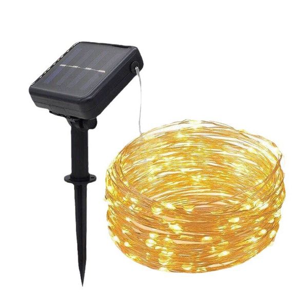32.0 meters 300LEDS solar decorative string lights with 8 modes