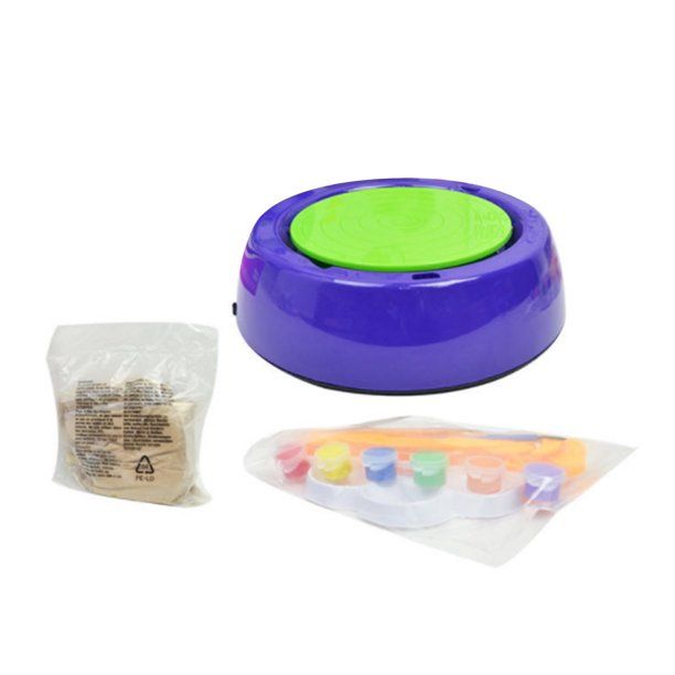 Kids DIY Creative Educational Modeling Clay Kit Pottery Wheel Set Shop Today. Get it Tomorrow
