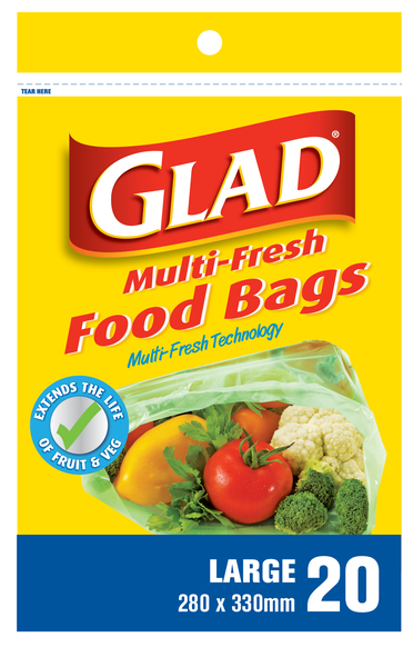 GLAD Multifresh Food Bags 20's