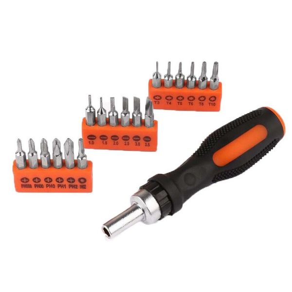 Professional Screwdriver Bit Set Magnetic Handle Torx Phillips Flat Head AN