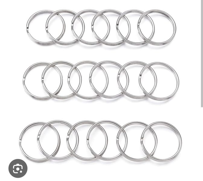 Key Rings 25mm - 100pc