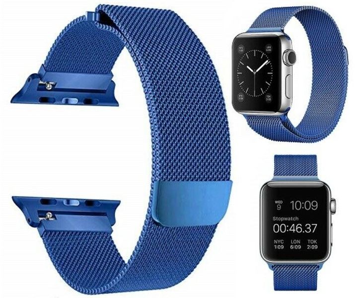 Apple Watch Band – Mesh Milanese Bracelet Strap Loop - 38mm / 40mm – Silver