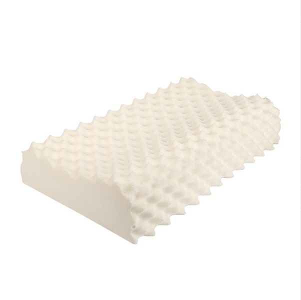 Honeycomb Wave Latex Pillow | Breathable Massage Nodes + Zoned Support