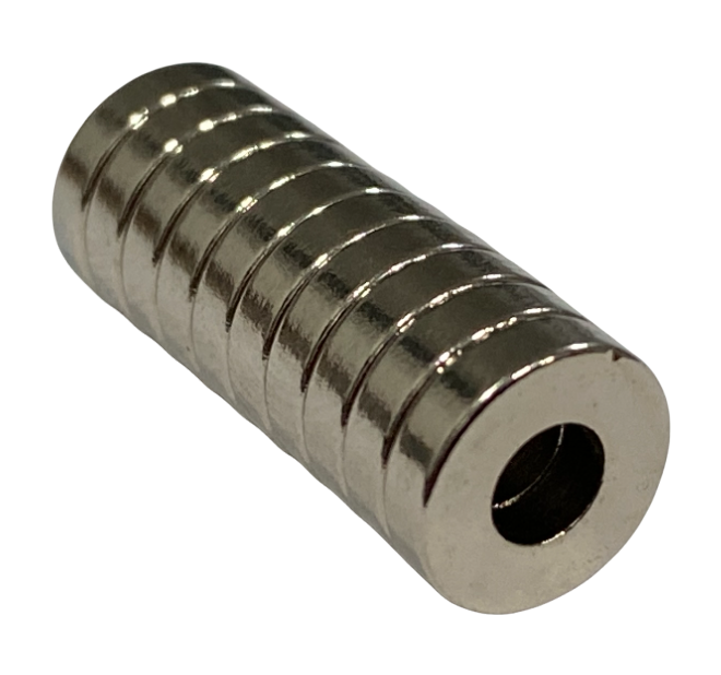 Neodymium Ring 8mm x 3.5mm x 2mm Pack of 10 Shop Today