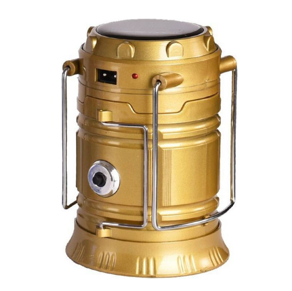 Camping Lanterns Camp Lights Tent Lamp Emergency, USB Rechargeable - Black