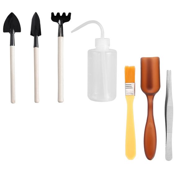 Gardening Tool Set Mini Brown 7