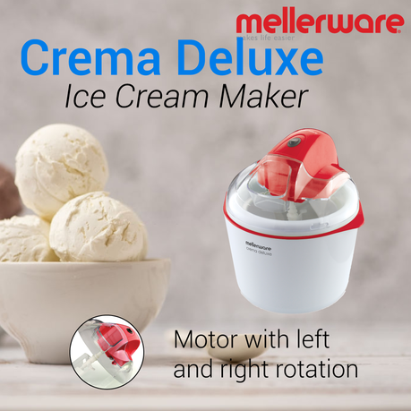 Mellerware Ice Cream Machine 1.5L 12W Crema Deluxe Ice Cream Maker Shop Today. Get it Tomorrow takealot