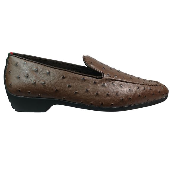 Make My Shoes Croc Italian Leather Moccasin
