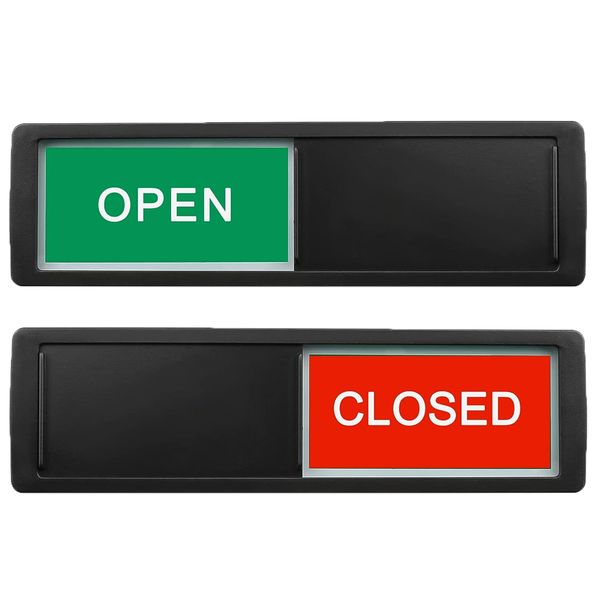 Home Decor Magnetic Open &amp; Closed Slider Door Indicator (17.8cm)