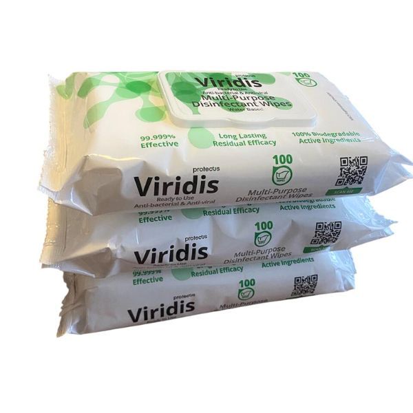 Halaal 3 Pack Multi-Purpose Wipes - 100 Wipes Per Pack - 100% Biodegradable