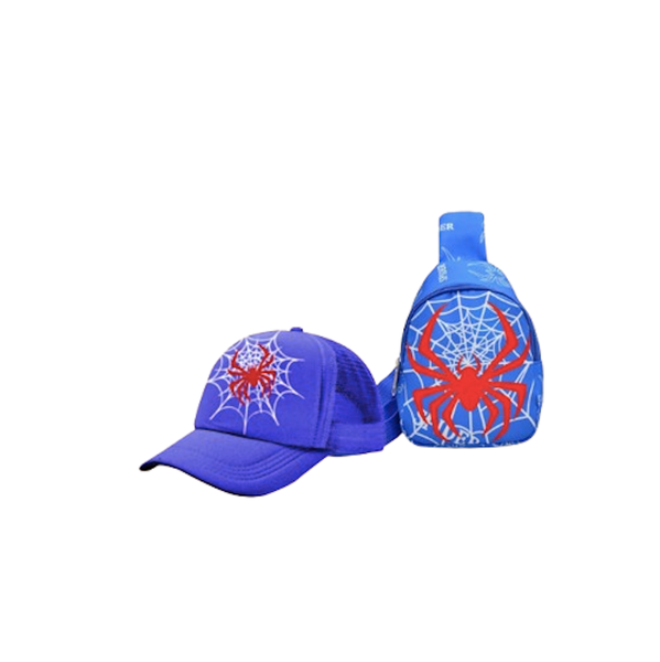 Spider Man Crossbody Bag And Cap For Kids