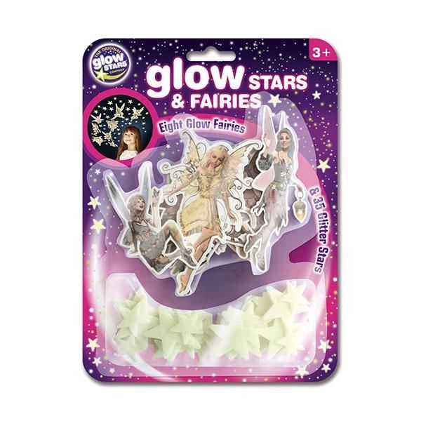 Glow Stars Stick-on Fairies &amp; Stars