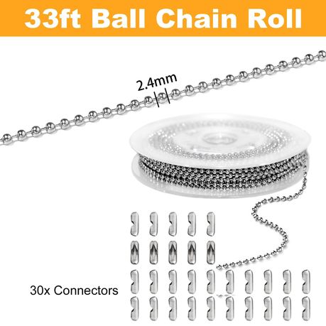 Ball Chain Spool, Chains & Connectors