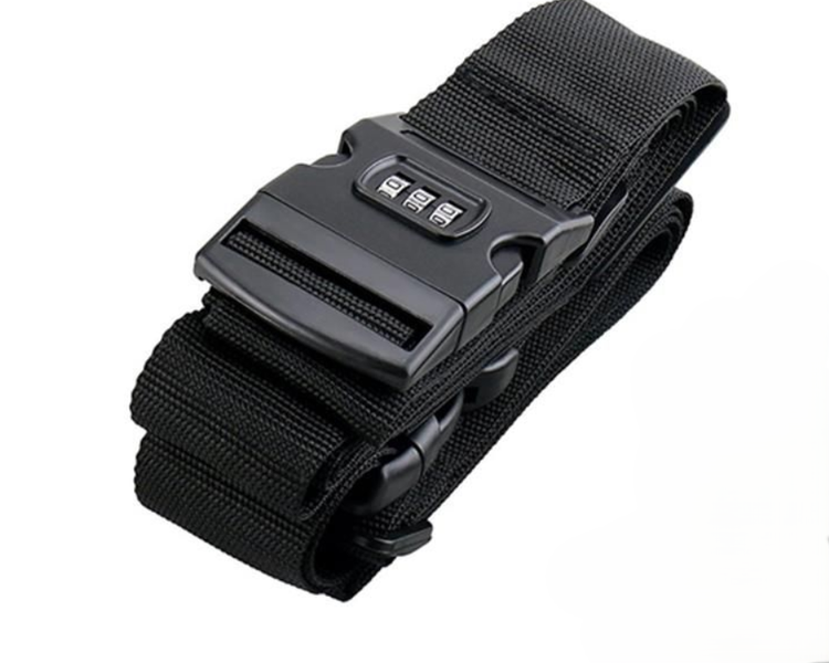 SamMag 2 Pcs Suitcase Strap, Adjustable Luggage Strap with Combination Lock
