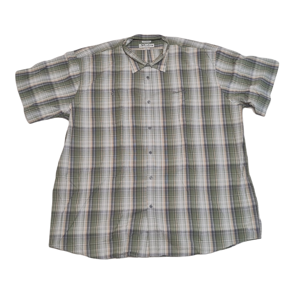 Sterling Check Shirt Green/Grey/Beige image