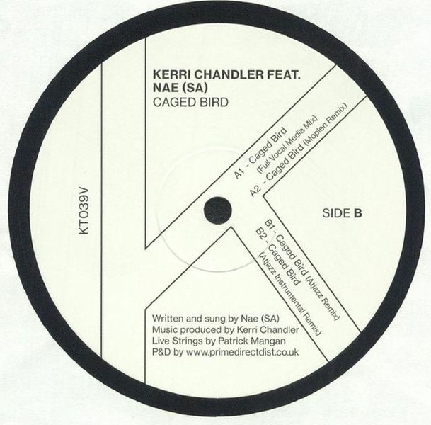 Kerri Chandler feat. Nae (SA) - Caged Bird 12" Vinyl + Remixes