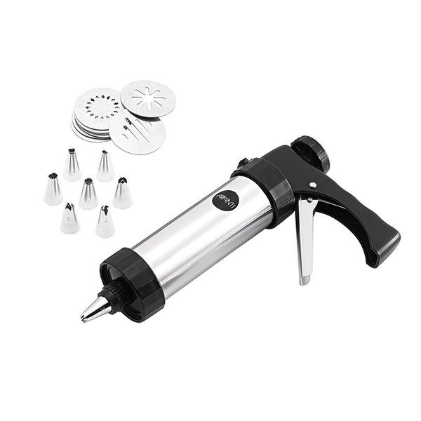 Cookie Press and Icing Set - Silver A3