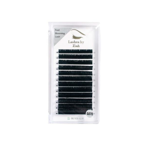 Lashes by Ziah 0.07D Blooming Auto Fans Mixed Tray - D Curl (10-16mm)