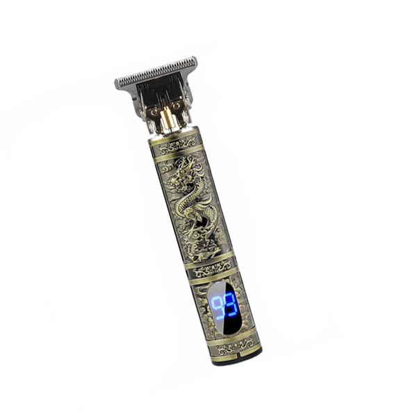 Portable Vintage Digital Display USB Rechargeable Hair Clipper