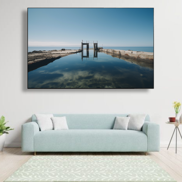 Canvas Wall Art - Still Waters Abstract - IM0038
