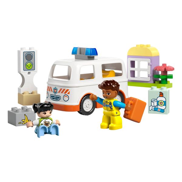 LEGO 10447 DUPLO Ambulance and Driver Toddler Building Toy (Parallel Import)