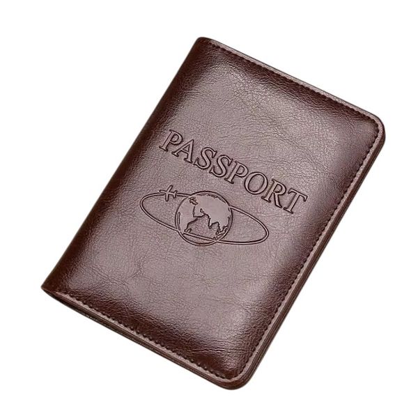 Pu Leather Passport Holder &amp; Travel Wallet