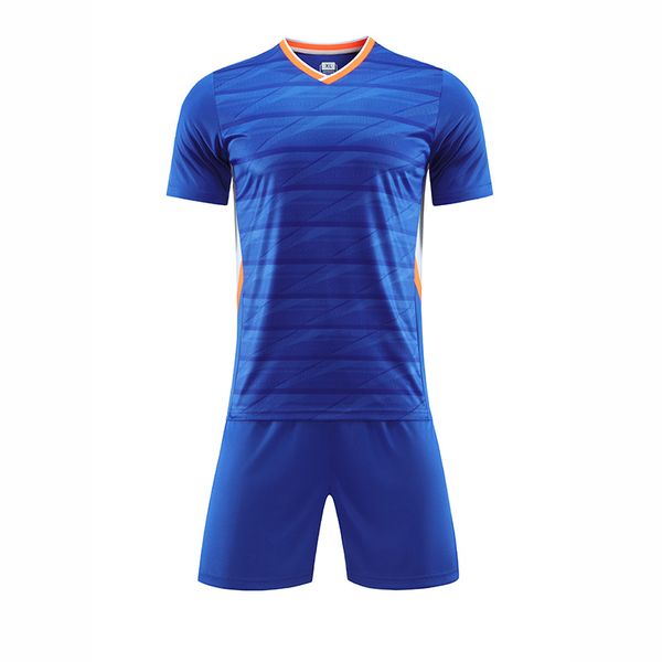 Striped Soccer Tracksuit Kit - Football Jersey T-Shirt &amp; Shorts - Set of 2