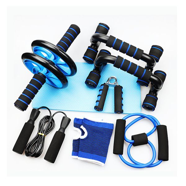 Portable 8-in-1 Fitness Kit Abdominal Muscle Training Roller