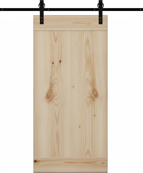 Modern Plank Barn Door With Hardware Kit (2100mm x 920mm)