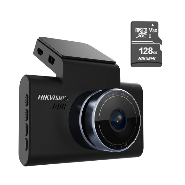 Hikvision C6 Pro Dash Camera - 1600p Ultra HD + 128GB SD CARD