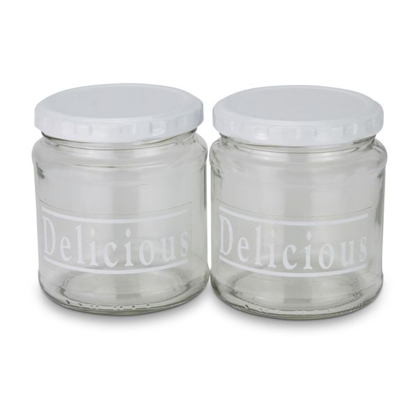 Jar - Delicious - Transparent - Glass - 291ml - 2 Pack