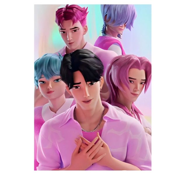 Demon Boys Pose - A1 Poster
