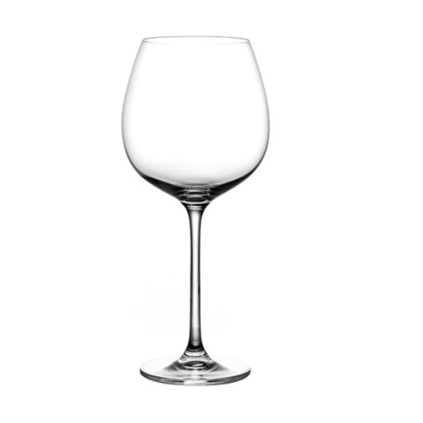 Wine Glass Crystal Sine Burgundy 655ml , Set of 6