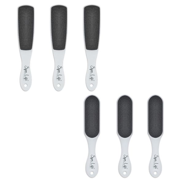Spa Life Foot Files-3xCurved3xOval(Foot exfoliator,Dead skin remover)