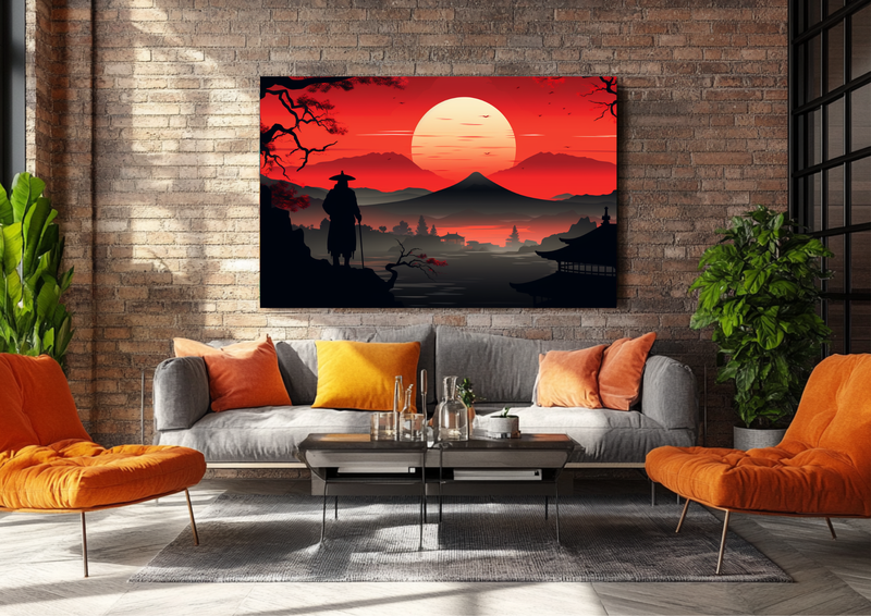 Canvas Wall Art - Japanese Night Scene - HC0013