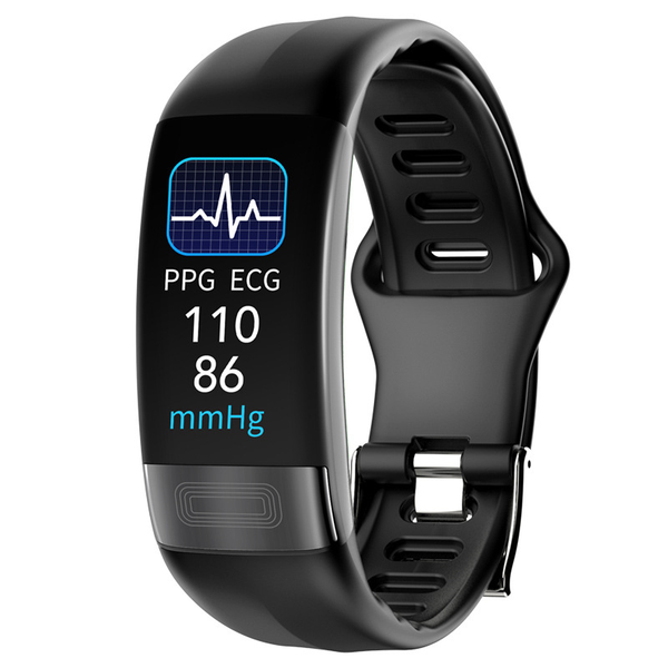 P11PLUS Smart BraceletECG+PPG, BodyTemperature, Heart Rate, and BloodOxygen