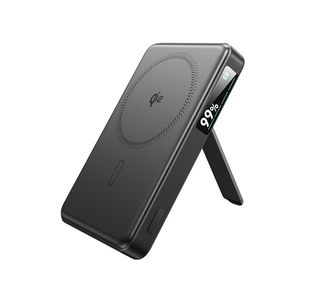 ESR Qi2 MagSlim Kickstand Power Bank(10K) - 10000 mAh - Black