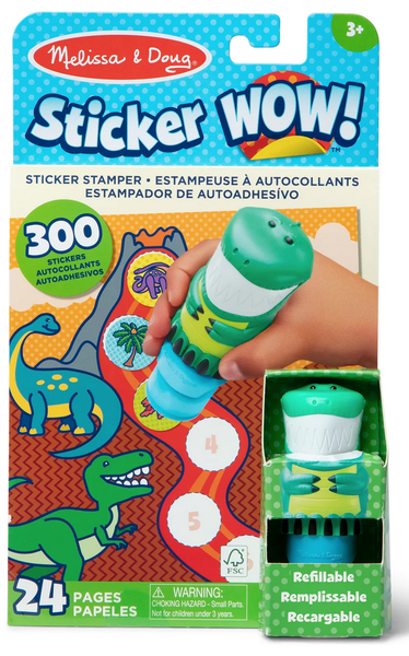 Melissa &amp; Doug Sticker Wow! Activity Pad &amp; Sticker Stamper - Dinosaur