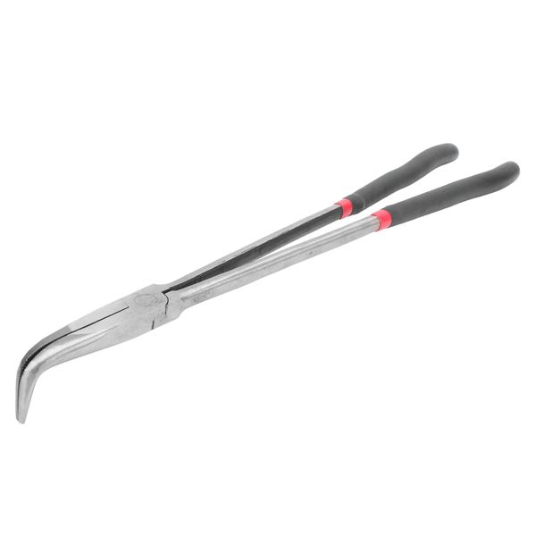 Long Nose Pliers 400mm 16in Curved Jaw for Auto Repair Tools Compatible