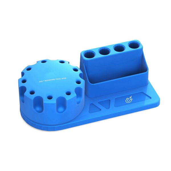 Mobile Phone Repair Screwdriver Storage Rack Rotating Parts Box Magnetic To