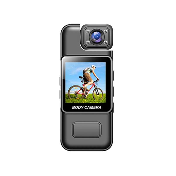 Mini Body Camera, 180 Rotation Pocket Body Worn Cam with Video