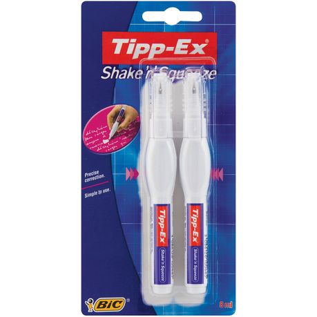 Tipp-Ex Tippex Correction Pen Fluid Bottle Shake n Squeeze Micro