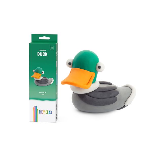 Hey Clay: Modelling Air-Dry Clay with Fun Interactive App - Duck, 3 cans