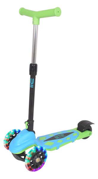 GetUp Light-Up 3 Wheel Foldable Scooter - ABEC 7 Bearings