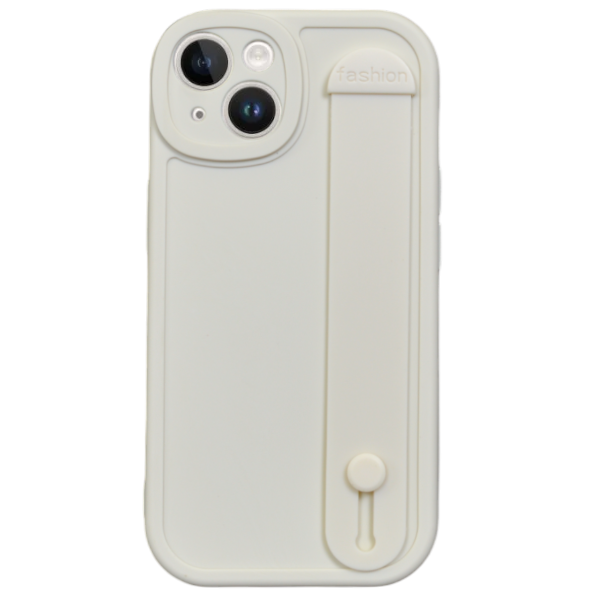 High Quality Strapped Phone Case For iPhone 14 - White