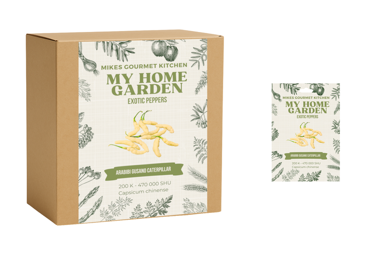 Chilli Grow Kit Complete - Arabibi Gusano Caterpillar chilli + Seed pack