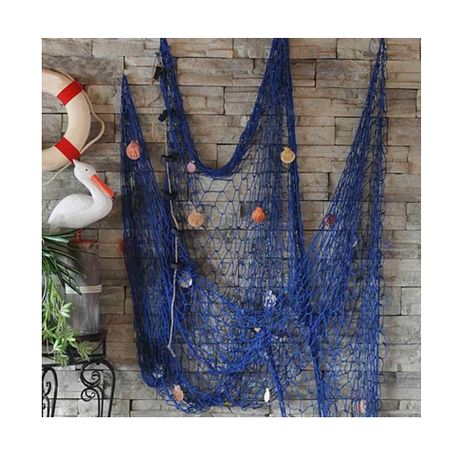 Aankopen - Décor Fishing Net - Ocean Blue - 200 cm x 100 cm, Shop Today.  Get it Tomorrow!